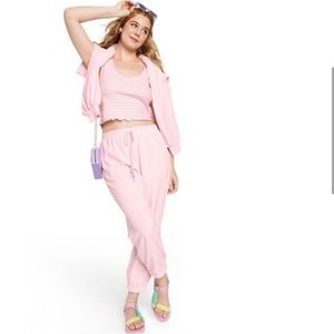 NWT Stoney Clover Lane x Target Pink Joggers Size M